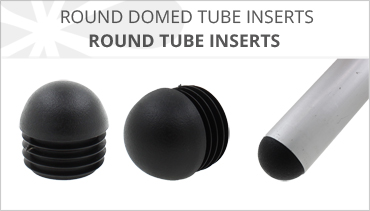 ROUND DOMED TUBE INSERTS END CAPS - PLUGS